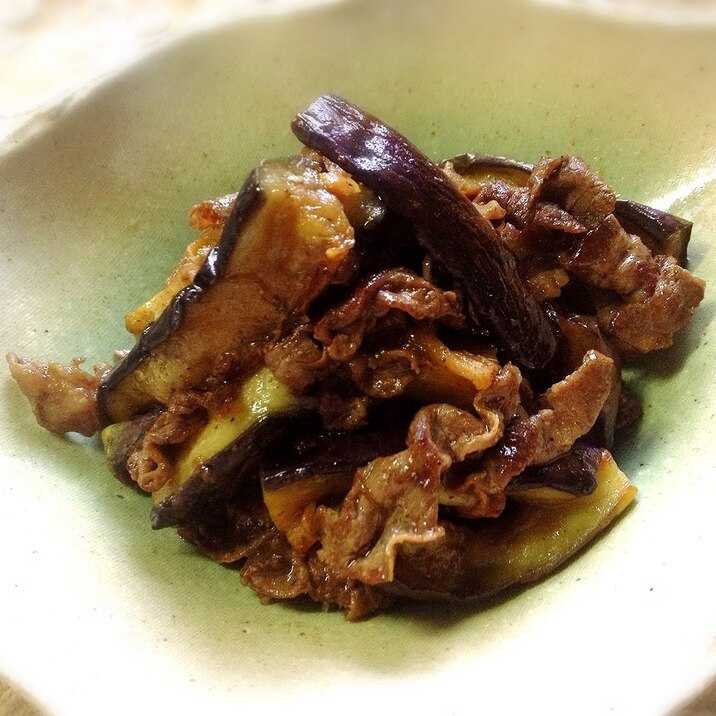 短時間でメインを ナスと牛肉のオイスターソース炒め レシピ 作り方 By ゆきmogu 楽天レシピ